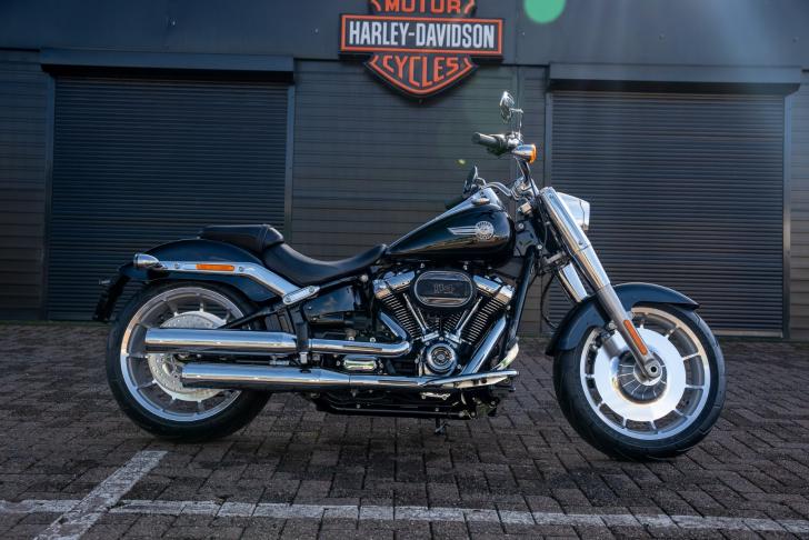 Harley davidson best sale fatboy blue