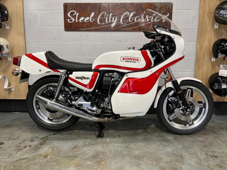 Here's a photo of the HONDA CB750 BRITAIN, currently available for sale at Steel City Classics